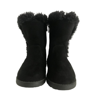 Cat And Jack Toddler Girls Size 7‎ Black Zip-Up Boots